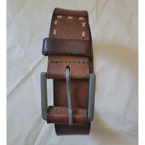 Timberland Men's Classic Leather Belt Dark Brown Men's Size 36